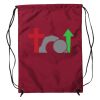 Zippered Drawstring Backpack Thumbnail