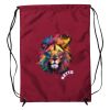 Zippered Drawstring Backpack Thumbnail