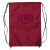 Zippered Drawstring Backpack Thumbnail
